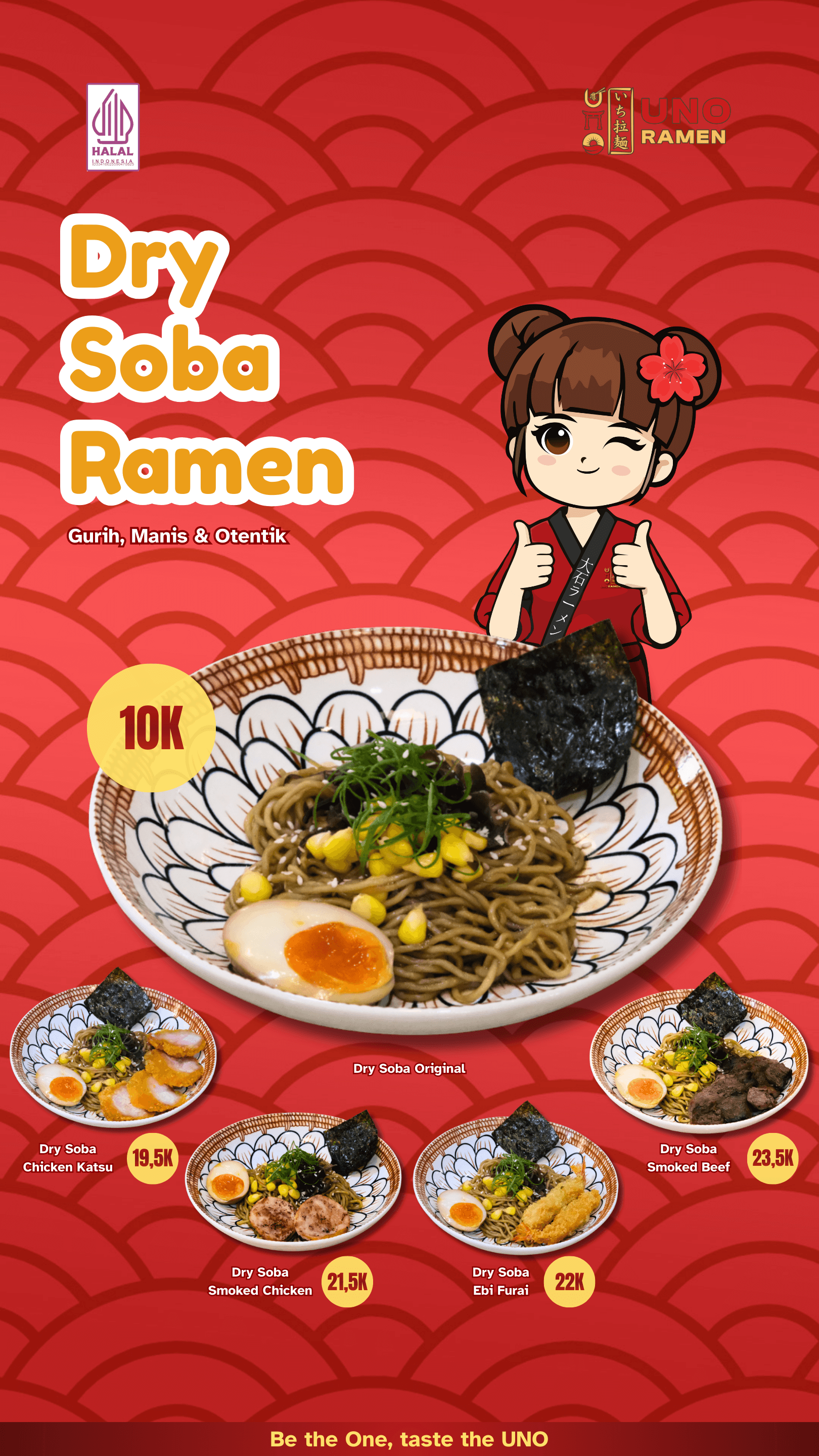 Sajian Dry Soba Ramen