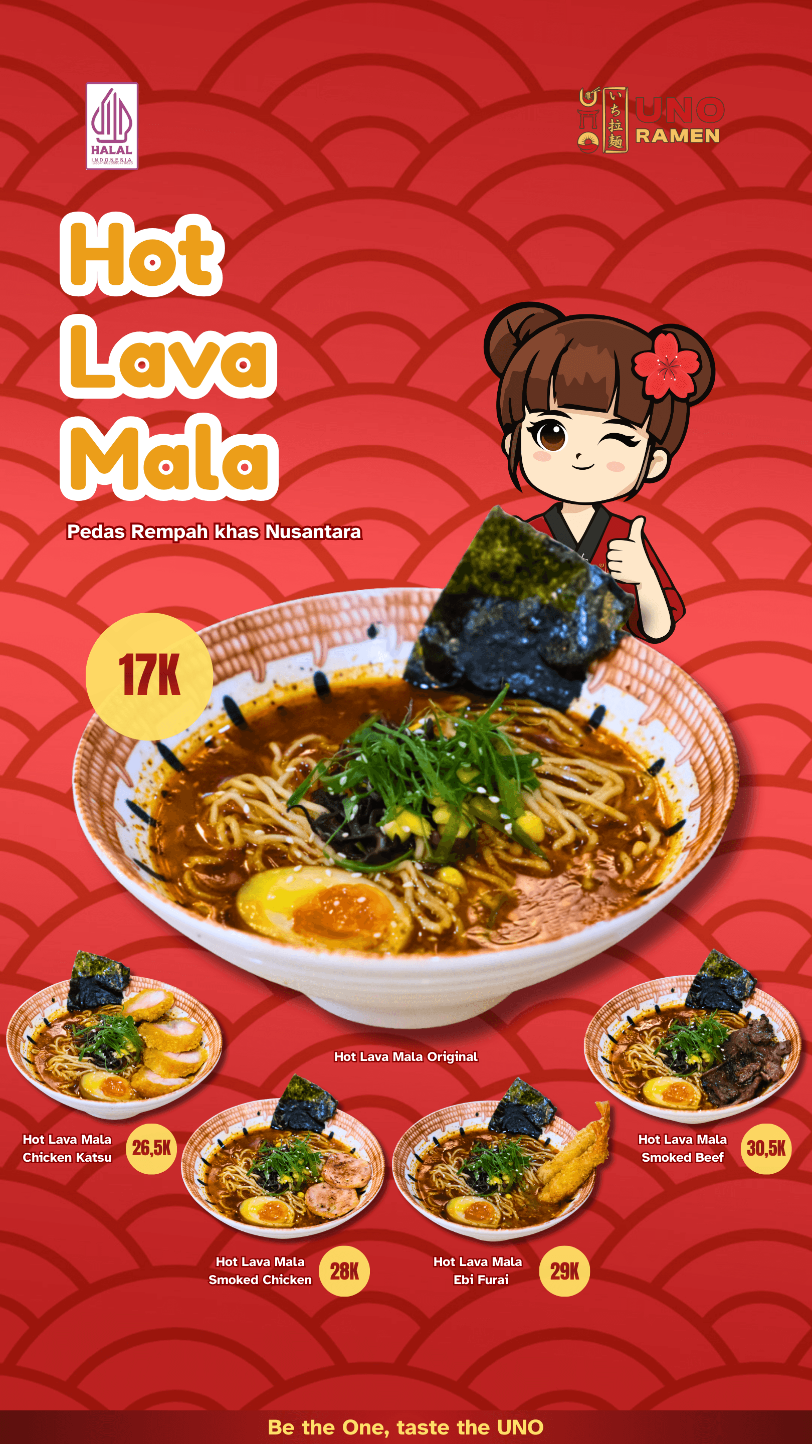 Sajian Hot Lava Mala Ramen